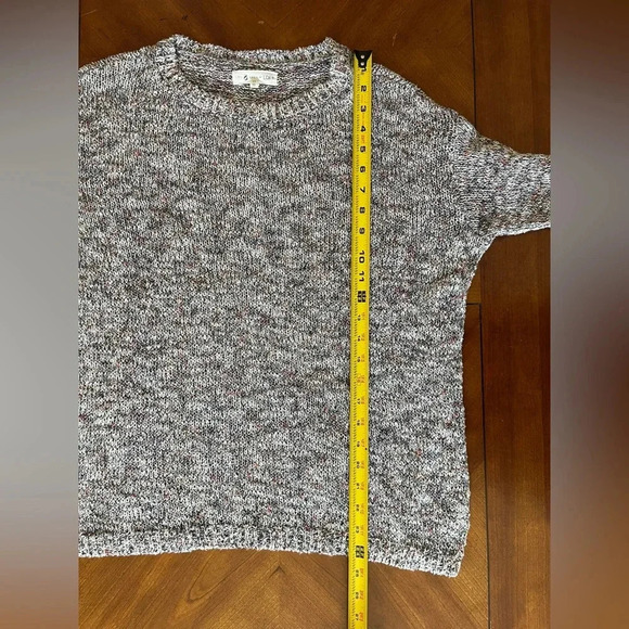 Lou & Grey Multicolored Marled Knit Crewneck Sweater | Size Medium - Picture 9 of 9